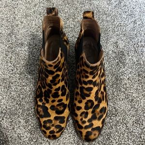 Madewell Regan Boot in Leopard Calf Hair
